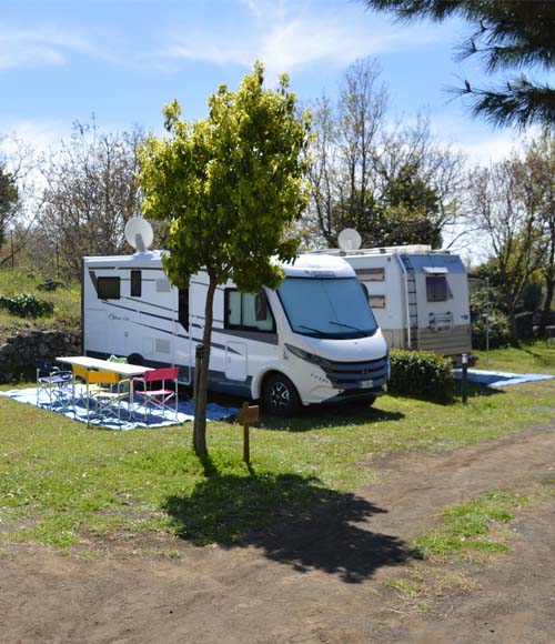 Area attrezzata camper Etna Area attrezzata camper Etna